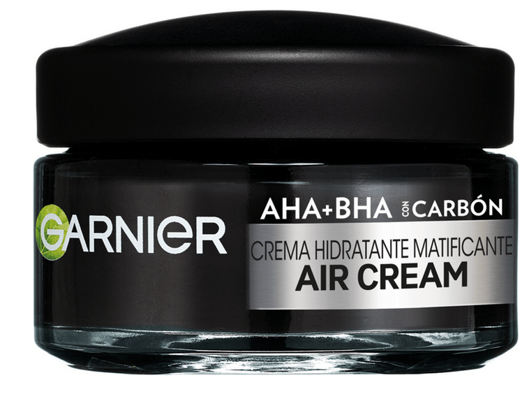 Garnier крем для обличчя зволожувальний з AHA-BHA кислотами та вугіллям Pure Active, 50 мл