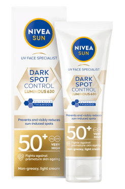 Nivea SUN крем для обличчя Контроль пігментації Dark spot з SPF50 Luminous 630, 40 мл фото 1
