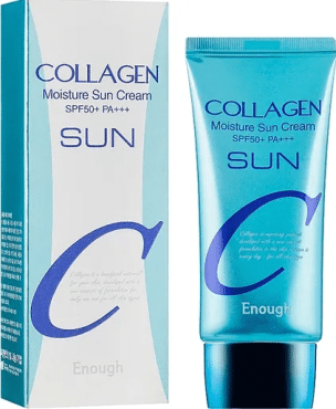 Крем для лица Enough Collagen Moisture Sun Cream SPF50+ PA+++ с коллагеном 50 мл фото 1