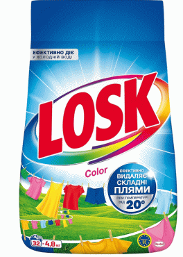 Losk пральний порошок автомат Колор, 4,8 кг