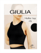 Giulia топ в рубчик HALTER TOP RIB, розмір S/M, nero фото 1
