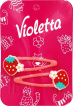 Заколки-хлопушки Violetta детские для волос клубнички 2 шт