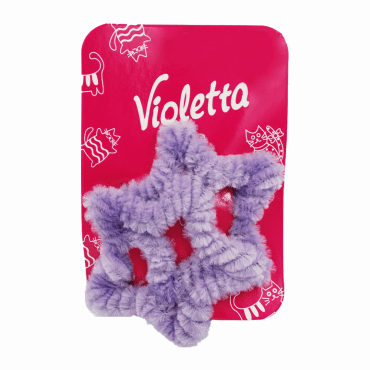 Violetta заколки-хлопушки для волос детские, звездочки, 2 штуки
