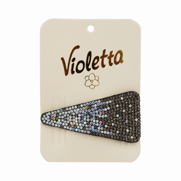 Violetta заколка-хлопавка для волосся зі стразами, 1 штука