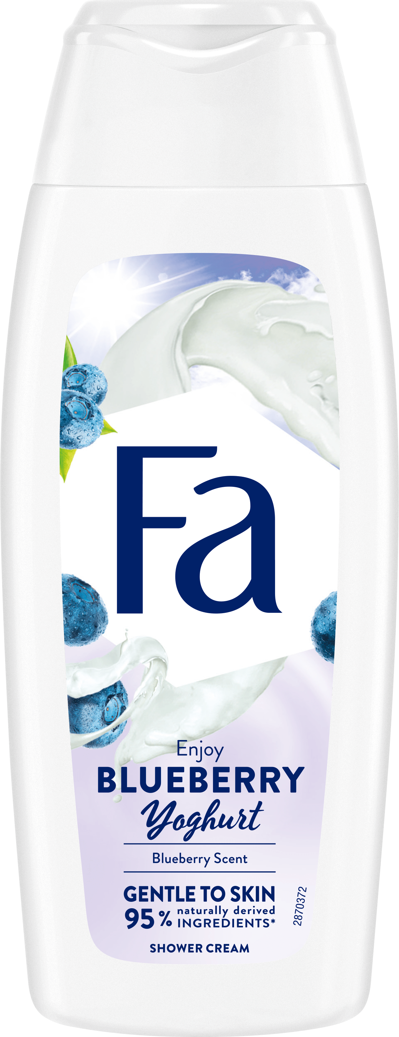 Крем-гель для душу Fa Blueberry Yoghurt з протеїнами йогурту та ароматом чорниці, 400 мл (9000101704372)