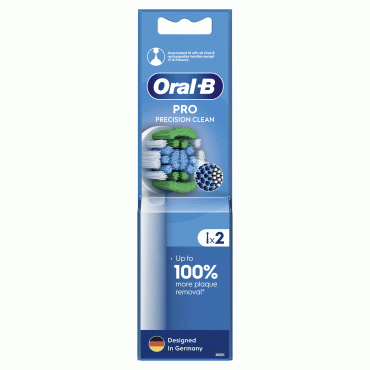 Oral-B насадка для електричної зубної щітки Precision Clean Точне Чищення, 2 шт фото 1
