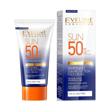 Eveline крем для обличчя сонцезахисний вiдбiлюючий SPF50, 50 мл