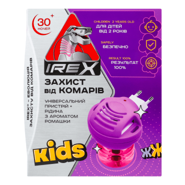 Irex Kids комплект прибор+жидкость от комаров для детей, 30 ночей