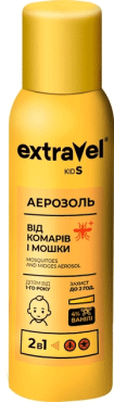 Extravel Kids аерозоль від комарів та мошок для дітей від 1 року, 80мл