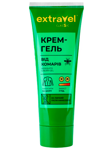 Крем-гель от комаров Extravel Classic, 60 мл