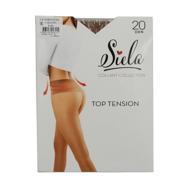Колготки женские моделирующие с утягивающим поясом Siela TOP TENSION 20 Den, размер 3, цвет Caramel фото 1