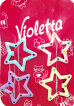 Набор шпильки-хлопушки Violetta детский для волос в форме звезд 4 шт
