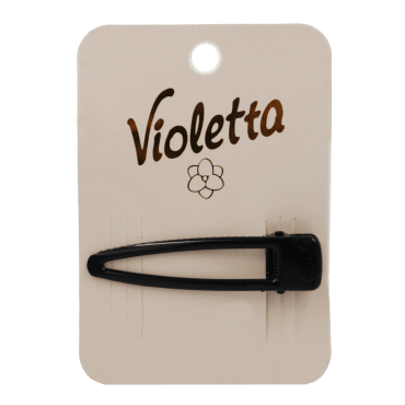 Violetta затиск для волосся чорний класичний, 1 шт