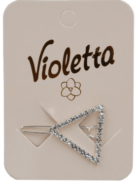 Заколка для волосся Violetta у формі трикутника 1 шт