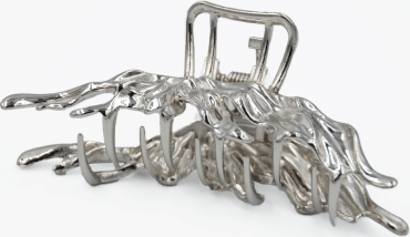 Краб для волосся Violetta col. металевий (CH-WNT-24-152) 1 шт