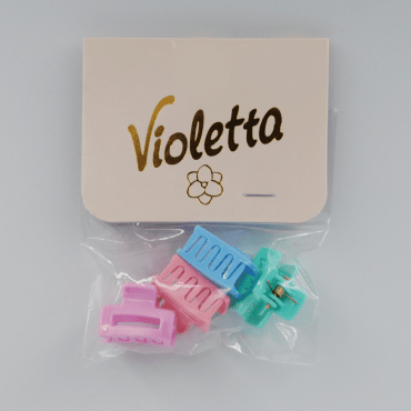 Violetta col. крабики для волос цвет в ассортименте артикул CH-WNT-24-164, 4 штуки