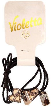Резинки Violetta для волос с подвесками (CH-WNT-24-175) 2 шт. фото 1