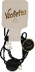 Резинки для волос Violetta col. с украшением (CH-WNT-24-176) 2 шт