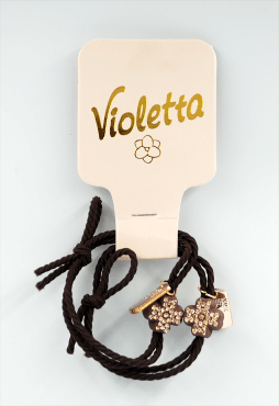 Violetta col. резинки для волос с украшением артикул CH-WNT-24-177, 2 штуки
