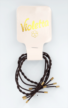 Violetta col. резинки для волосся з прикрасою артикул  CH-WNT-24-180, 2 штуки