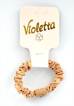 Violetta резинка для волос с украшением в мелкий горошек, 1шт