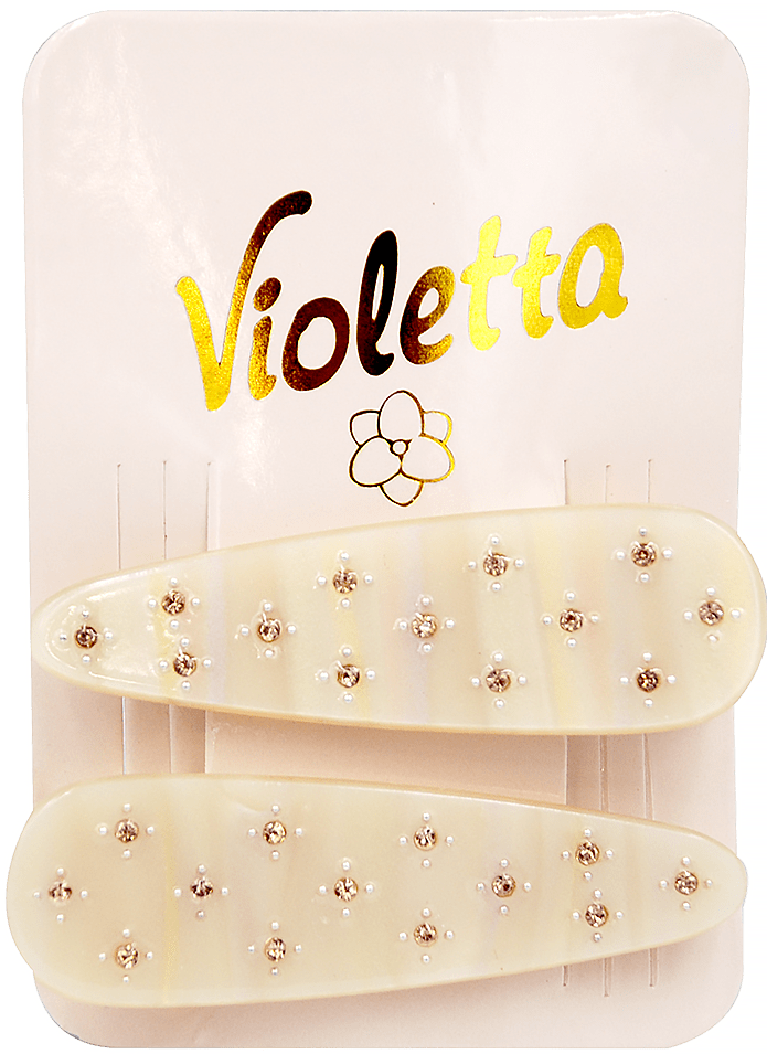 Затиски для волосся Violetta col. (CH-WNT-24-201) 2 шт (колір в асортименті)