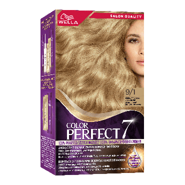 WELLA Color Perfect крем-краска для волос 9/1 Очень светлый пепельный блонд