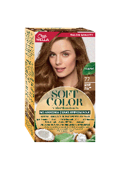 WELLA Soft Color фарба для волосся без аміаку 77 Золотисто-коричневий фото 3