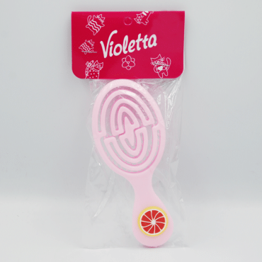 Violetta гребінець для волосся дитячий, рожевий, 1шт