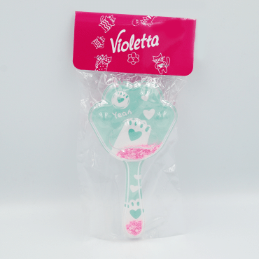 Violetta гребінець для волосся дитячий у формі лапки кота, 1шт