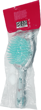 Гребінець для волосся Violetta дитячий з метеликами блакитний 1 шт фото 1