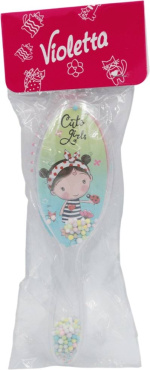 Гребінець для волосся Violetta дитячий з малюнком дівчинки 1 шт фото 1