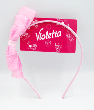 Violetta обідок для волосся дитячий з прикрасою Пишний Бант, 1шт