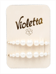 Violetta col. невидимки для волосся з намистинами артикул  CH-WNT-24-269, 2 штуки