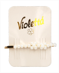 Violetta col. невидимка для волосся з намистинами артикул  CH-WNT-24-270, 1 штука