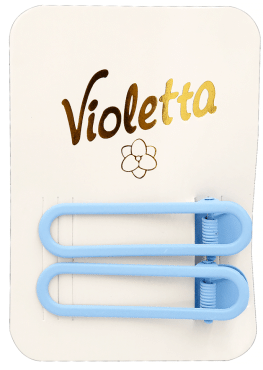 Зажим для волос Violetta в синем цвете 2 шт. фото 1