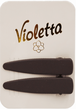 Затиски Violetta для волосся чорні (CH-WNT-24-274) 2 шт. фото 1