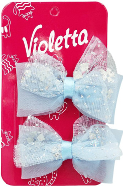 Нежные бантики Violetta для волос из фатина 2 шт.