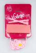 Violetta Ніжний дитячий набір шпильок для волосся в пастельних тонах (2 затискачі+2 гумки) , 1шт фото 1