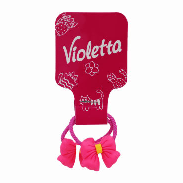 Violetta резинки для волос детские с украшением, 2шт