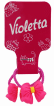 Резинки для волос Violetta детские с украшением 2 шт.