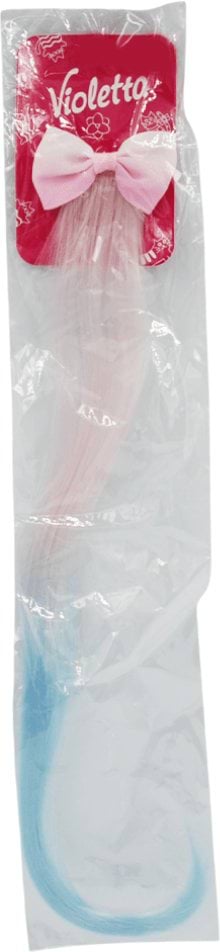 Затискач для волосся Violetta з кольоровим пасмом 1 шт