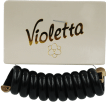 Спіраль для волосся Violetta хвостова чорна (CH-WNT-24-347) 1 шт. фото 1
