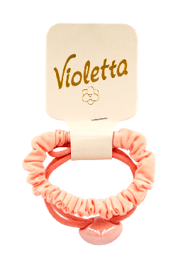 Резинки для волосся Violetta col. з прикрасою артикул (CH-WNT-24-352) 2 шт.