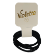 Violetta резинки для волос черные, 3 шт