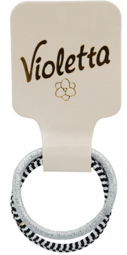 Резинки для волосся Violetta еластичні 2 шт.