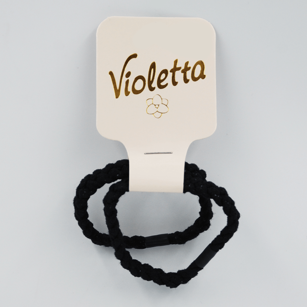 Violetta резинки для волосся чорні, 2шт