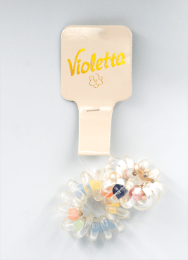 Violetta col. резинки для волосся спіраль артикул  CH-WNT-24-370, 2 штуки