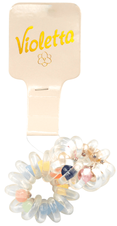 Резинки для волосся Violetta спіраль (CH-WNT-24-370) 2 шт