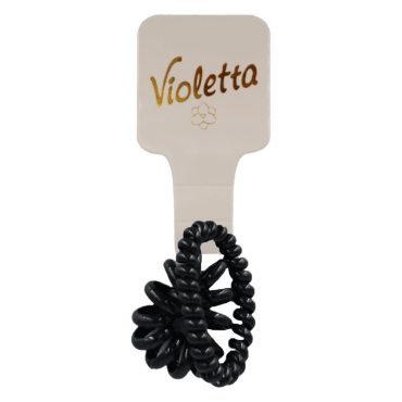 Violetta col. резинки для волосся спіраль артикул  CH-WNT-24-383, 2 штуки